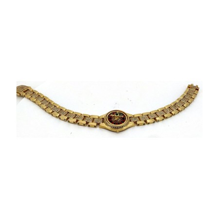 Pulsera ruleta de oro 18k 20 cm